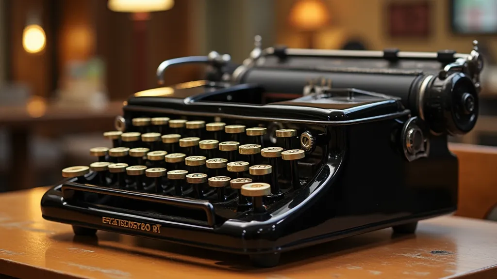 Fully restored Escort typewriter