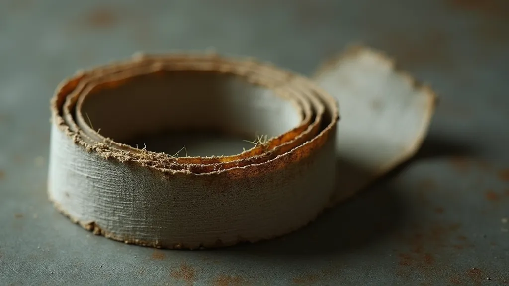 Faded vintage typewriter ribbon