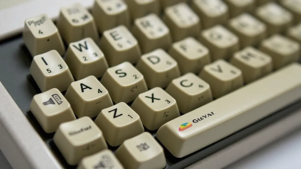 Smith Corona Galaxie keyboard