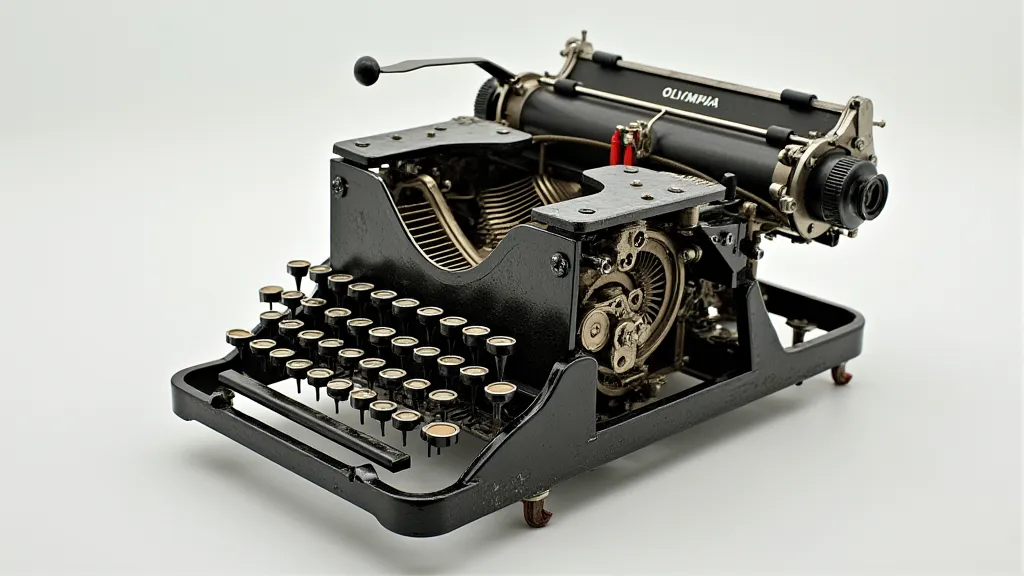 Olympia SM9 typewriter disassembly