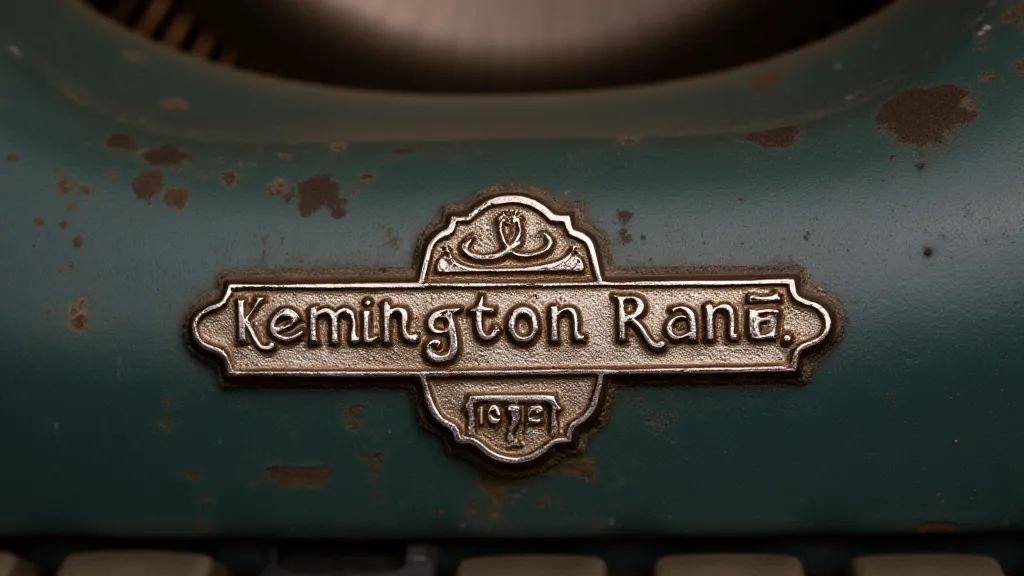 Remington Rand logo detail