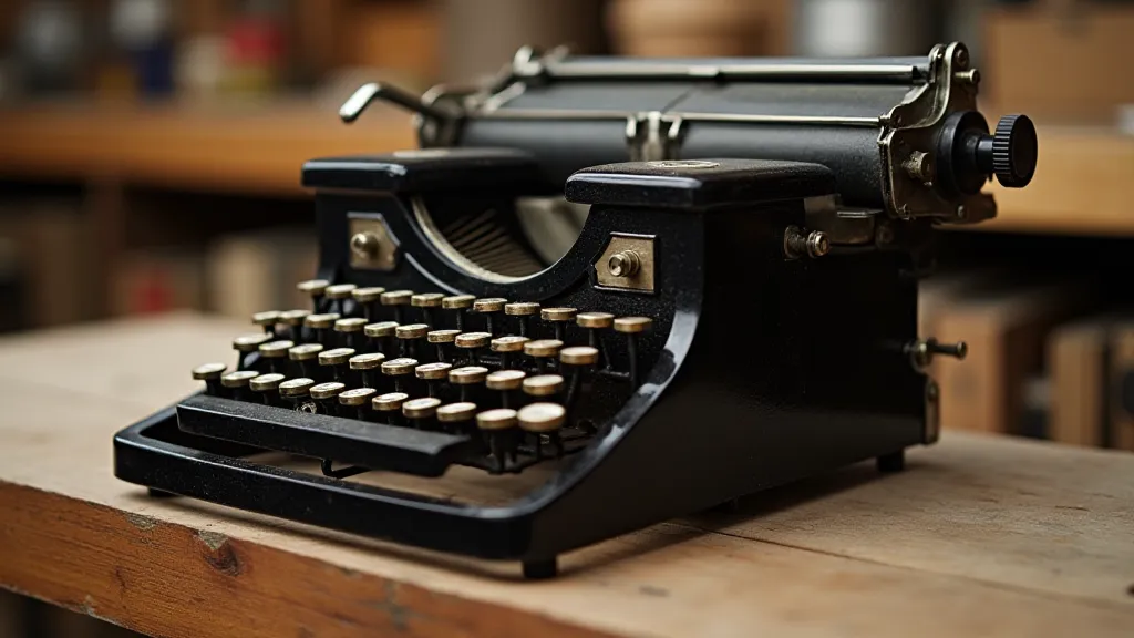 Remington Rand Model 9 Typewriter Overview