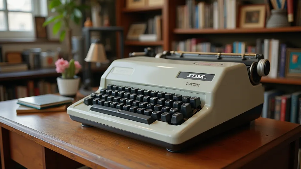 Restored IBM Selectric typewriter