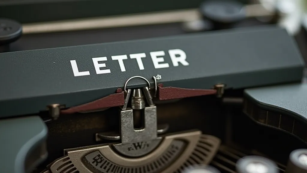 Typebar detail