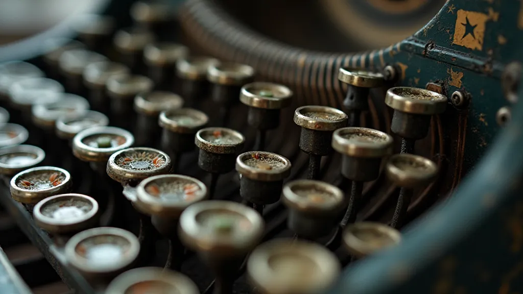 Typewriter Mechanism After Cleaning