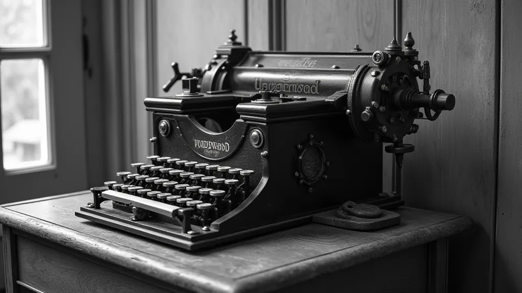 Early Underwood Typewriter (1896)