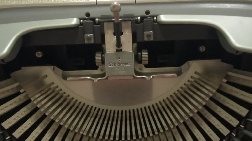 Underwood 5 ribbon mechanism